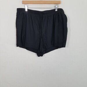 Swim By Cacique Lined Shorts Beach Pool Summer Black Size 16